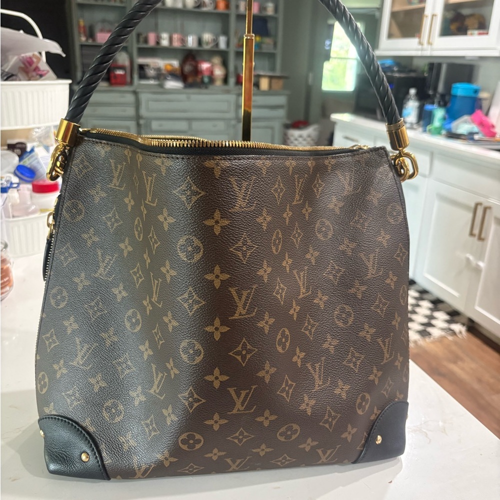 Louis Vuitton Brown Monogram triangle softy